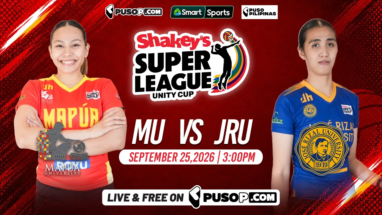 Shakey’s Super League Unity Cup 2026 | MU vs JRU