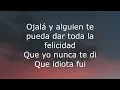 EDDY HERRERA - EL IDIOTA (LETRA)