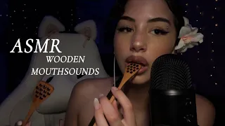 asmr best wooden spoon mouth sounds no talking eating you super tingly 