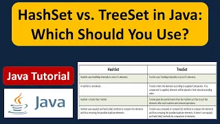 HashSet vs TreeSet in Java Which Should You Use Java Collection Framework