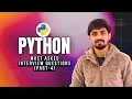 Python Interview Questions Hands-on Python Crack Coding Rounds Faster Part 4
