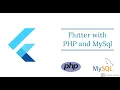 Flutter php and MySql tutorial