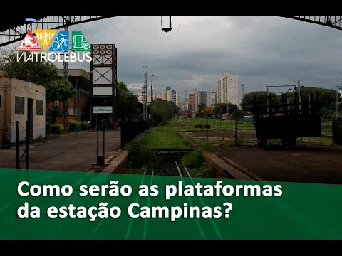 Download MP3 Como serão as plataformas dos trens na estação Campinas?