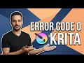 Krita Error Code 0 Easy Fix Guide