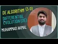 Differential evolution DE 3-D Algorithm Mathematical solution of DE Algorithm DE Algorithm