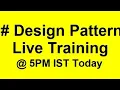 Design Pattern Training Design Pattern C Tutorial CSharp Design Patterns Course