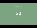 30 Second Timer Sweet Green Countdown Progress Bar
