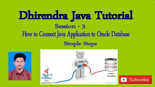 how to connect java application to oracle database