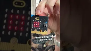 Microbit fun project Make a magic 8 ball