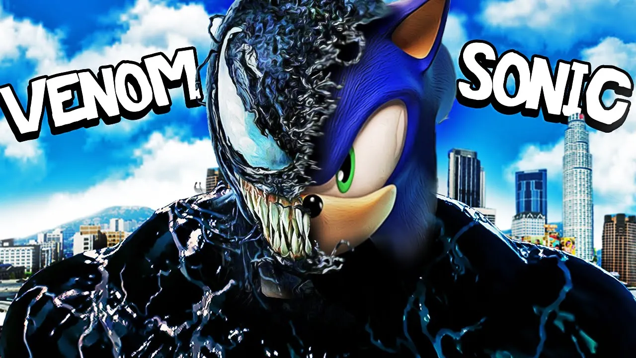 Becoming SONIC VENOM In GTA 5 (Scary)