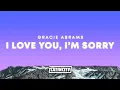 Download Lagu Gracie Abrams – I Love You, I'm Sorry (Lyrics)