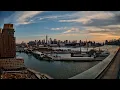 NYC Sunset Time Lapse in 4K August 19 2026 Brooklyn Manhattan Skyline East River