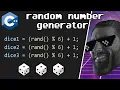 C create a random number generator