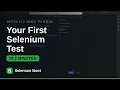 Selenium Boot for IntelliJ Create Your First Test Project in 2 Minutes