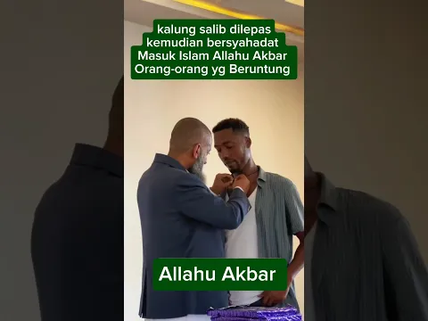 Bikin Merinding! Bersyahadat Masuk Islam ☝🏻🤍