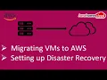 How to migrate VMs to AWS How to plan and setup Disaster Recovery DR AWS Migrations
