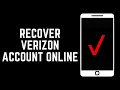 How To Recover Verizon Account Online 2024