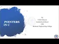 Pointers in C part-3