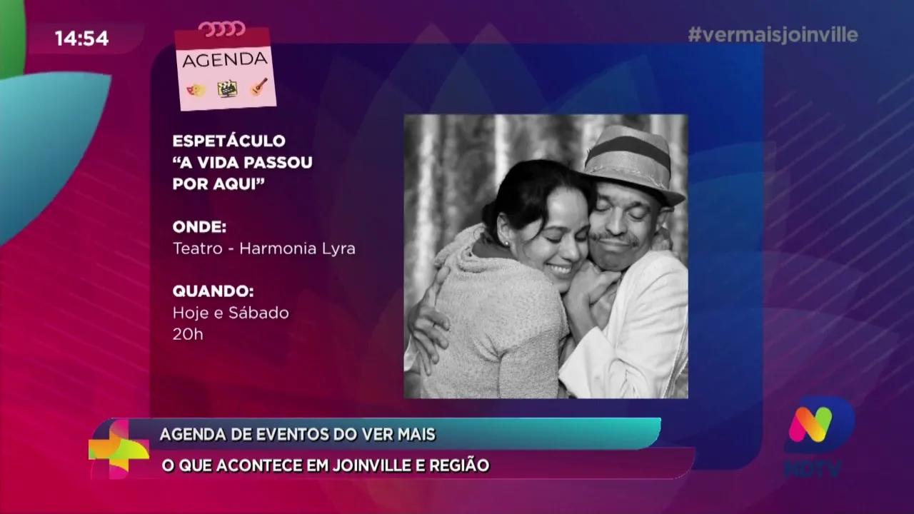 Agenda de Eventos do Ver Mais: o que acontece em Joinville e região