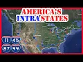 Why THESE Interstate Highways DO NOT Cross State Lines The Intrastate Highways
