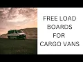 Free Load Boards For Cargo Vans