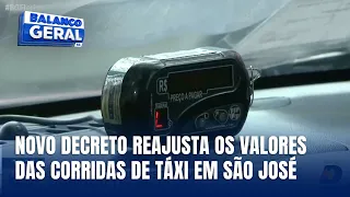 São José reajusta tarifas de táxi após três anos sem alterações