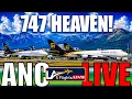 ANCHORAGE AIRPORT LIVE B747 HEAVEN AUGUST 19 2026 ANC PLANE SPOTTING