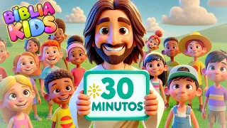30 Minutos de Músicas Gospel para Crianças | Louvores que Ensinam e Alegram!