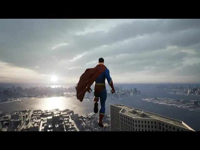 I made a Superman flying game in Unreal Engine 5 and you can play it!