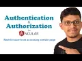 Authentication in Angular - AuthGuard CanActivate CanActivateChild
