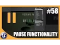 Pause Menu Functionality - Unreal Engine 4 Beginner Tutorial Series