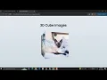 3D Cube Images Using HTML CSS and JavaScript with Source Code