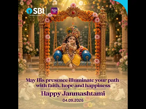 SBI wishes everyone a blessed and joyous Janmashtami.