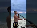 Download Lagu Playing The Didgeridoo On The Beach 🌊 Island Paradise 🌴 NovaSoundMusic #Music @GNovaSound 🌊