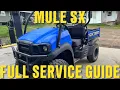 2017-Current Kawasaki Mule SX Maintenance Guide