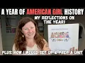 Reflections On A Full Year of American Girl History PLUS Tips On How To Prep A Unit