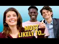 The stars of MY LADY JANE horse around with a game of MOST LIKELY TO TV Insider