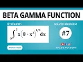 BETA GAMMA FUNCTION SOLVED PROBLEM 7 INTEGRAL CALCULUS TIKLESACADEMY