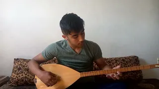 عزف اغنية بجنا رنده على البزق للفنان علي جميل هورو دندنها