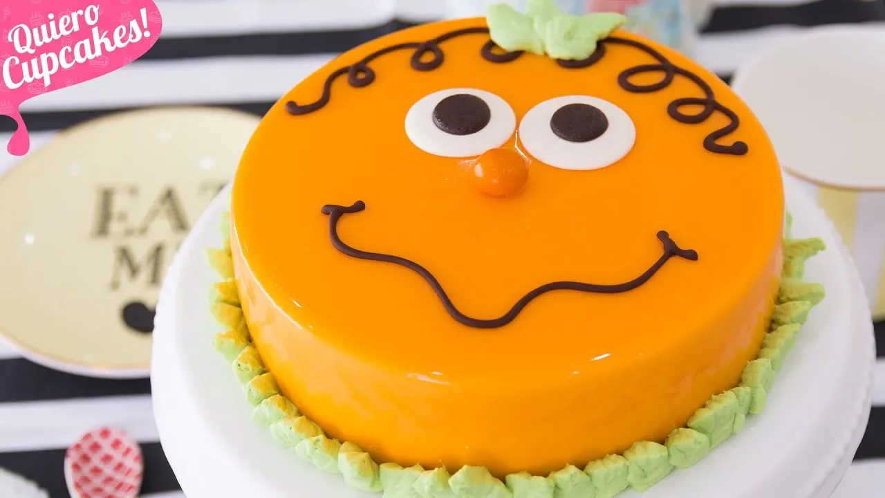 TARTA FRA CON GLASEADO ESPEJO   Especial Halloween   Quiero Cupcakes!