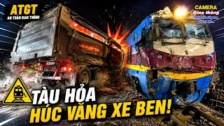h n i t u h a h c v ng xe ben ch c t ang c b ng qua ng ray 4 xe m y b v i l p