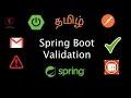 Spring Boot REST API Validation User Input with RequestBody Annotations