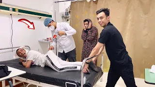 لما اخوك الصغير يروح المستشفي علشان ياخد حقنه السلسيلي  لما اخوك الصغير يروح المستشفي علشان ياخد حقنه السلسيلي