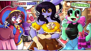 Ribbit X Jax X Pomni's Girls Makeover | Amazing Digital Circus Comic Dub (TADC)