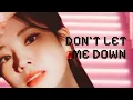Download Lagu How Would TWICE Sing - Don't Let Me Down (THE CHAINSMOKERS FT.DAYA) | Gimedova
