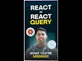 React vs React Query Which One s Right for You