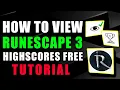 How To View Runescape 3 Highscores Step by Step Guide - Full Tutorial