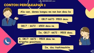 Download Pelajaran Bahasa Jepang - DENWA BANGOU (Nomor Telepon) MP3