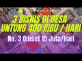 Download Lagu 3 USAHA BISNIS SAMPINGAN DI DESA DENGAN MODAL KECIL YANG MENJANJIKAN – UNTUNG 400 RIBU SEHARI !