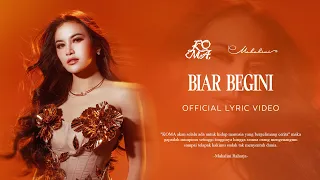 mahalini biar begini official lyric video 